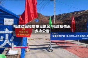 福建劝返疫情重点地区/福建疫情返乡令公告
