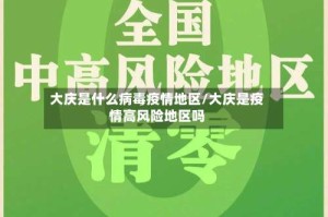 大庆是什么病毒疫情地区/大庆是疫情高风险地区吗