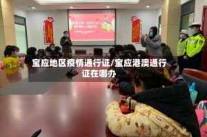 宝应地区疫情通行证/宝应港澳通行证在哪办