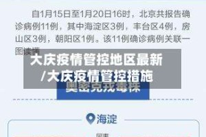 大庆疫情管控地区最新/大庆疫情管控措施