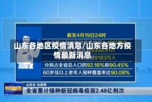 山东各地区疫情消息/山东各地方疫情最新消息