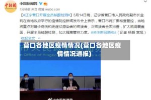营口各地区疫情情况(营口各地区疫情情况通报)