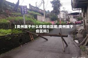 【贵州属于什么疫情地区呢,贵州属于疫区吗】