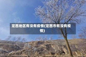 定西地区有没有疫情(定西市有没有疫情)