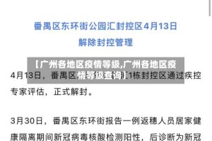 【广州各地区疫情等级,广州各地区疫情等级查询】