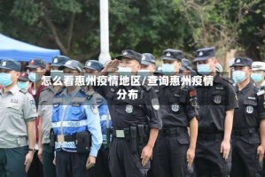 怎么看惠州疫情地区/查询惠州疫情分布