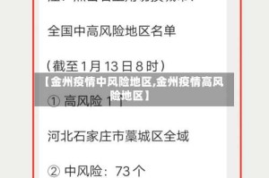 【金州疫情中风险地区,金州疫情高风险地区】