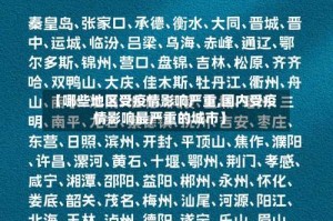 【哪些地区受疫情影响严重,国内受疫情影响最严重的城市】