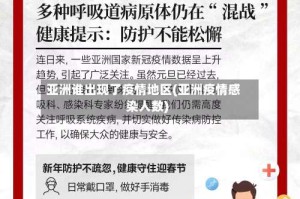 亚洲谁出现了疫情地区(亚洲疫情感染人数)
