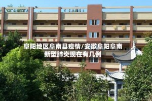 阜阳地区阜南县疫情/安徽阜阳阜南新型肺炎现在有几例