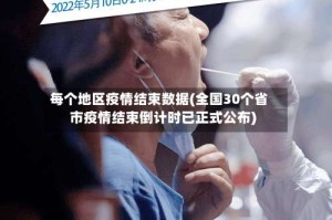 每个地区疫情结束数据(全国30个省市疫情结束倒计时已正式公布)
