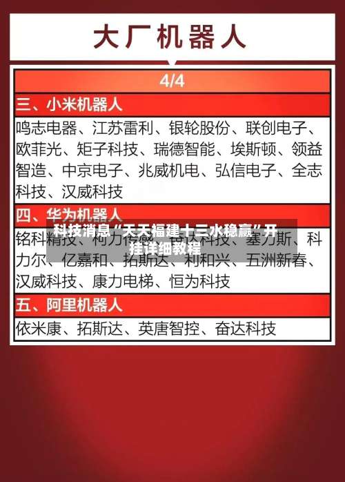 科技消息“天天福建十三水稳赢	”开挂详细教程-第1张图片