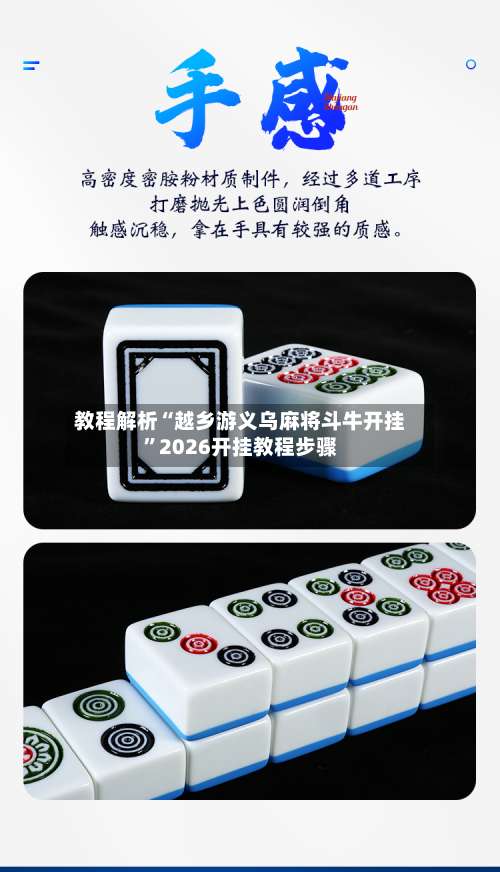 教程解析“越乡游义乌麻将斗牛开挂”2026开挂教程步骤-第2张图片