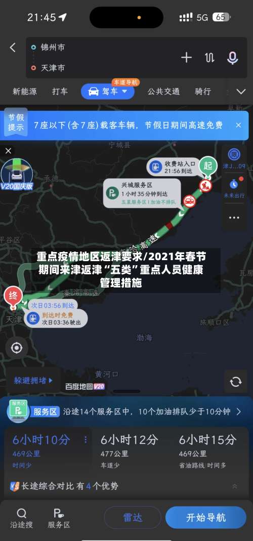 重点疫情地区返津要求/2021年春节期间来津返津“五类”重点人员健康管理措施-第1张图片