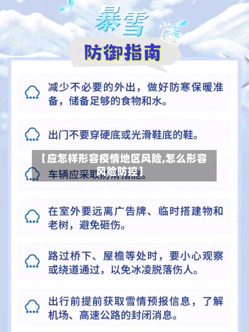 【应怎样形容疫情地区风险,怎么形容风险防控】-第1张图片