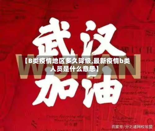 【B类疫情地区多久降级,最新疫情b类人员是什么意思】-第1张图片