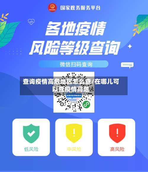 查询疫情高危地区怎么查/在哪儿可以查疫情高危-第1张图片