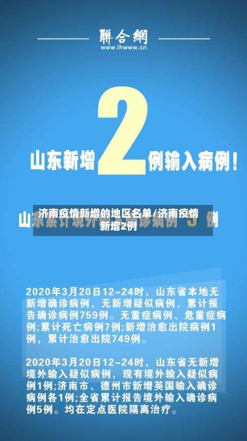 济南疫情新增的地区名单/济南疫情新增2例-第2张图片