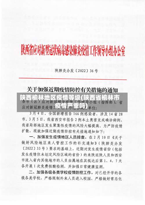 陕西榆林地区疫情等级(陕西省榆林市疫情严重吗)-第2张图片