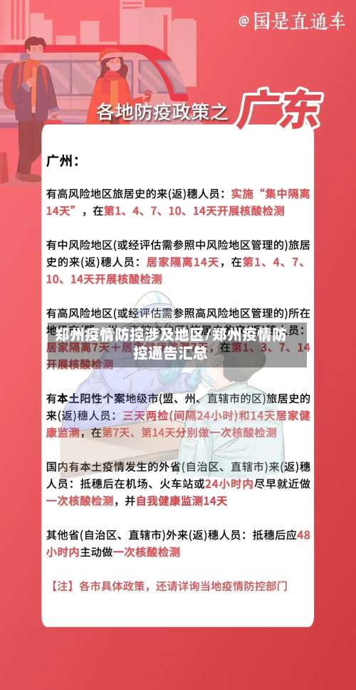 郑州疫情防控涉及地区/郑州疫情防控通告汇总-第2张图片