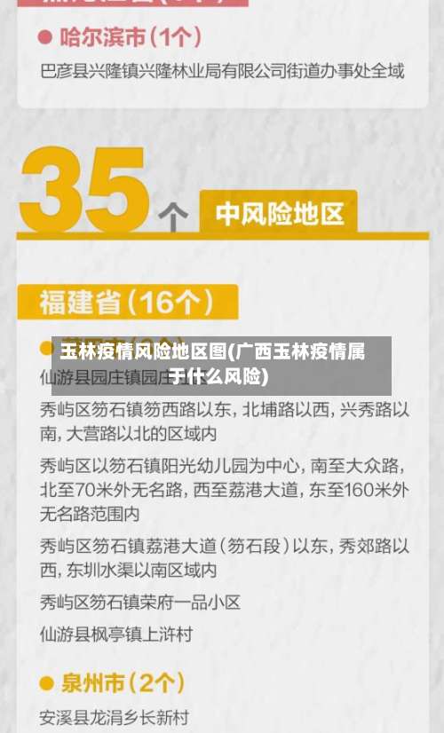 玉林疫情风险地区图(广西玉林疫情属于什么风险)-第3张图片