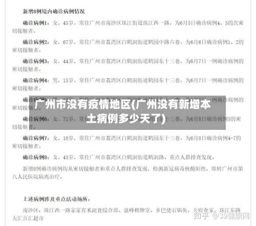 广州市没有疫情地区(广州没有新增本土病例多少天了)-第1张图片