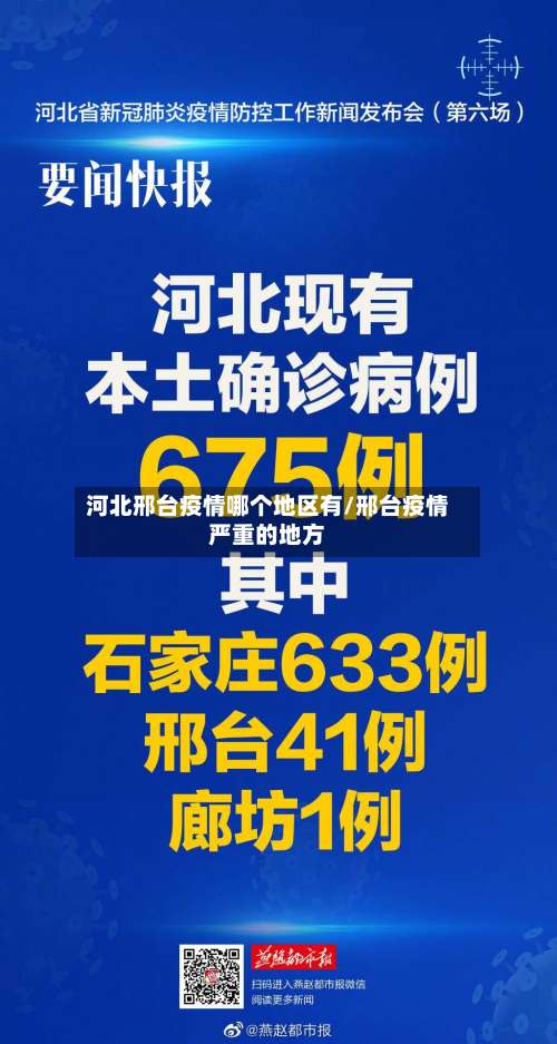 河北邢台疫情哪个地区有/邢台疫情严重的地方-第1张图片