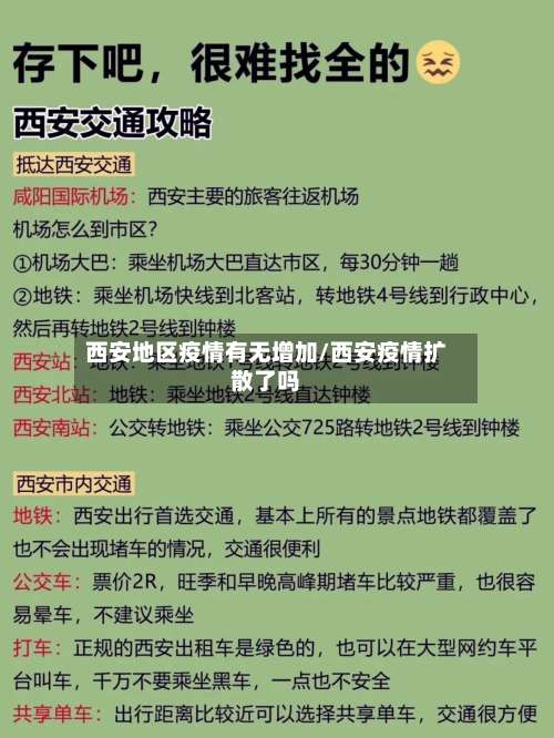 西安地区疫情有无增加/西安疫情扩散了吗-第1张图片
