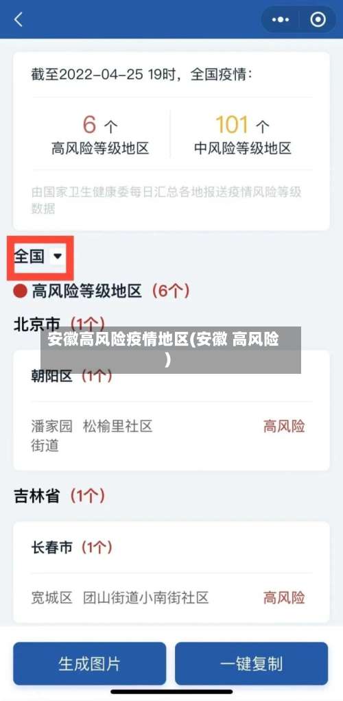 安徽高风险疫情地区(安徽 高风险)-第1张图片