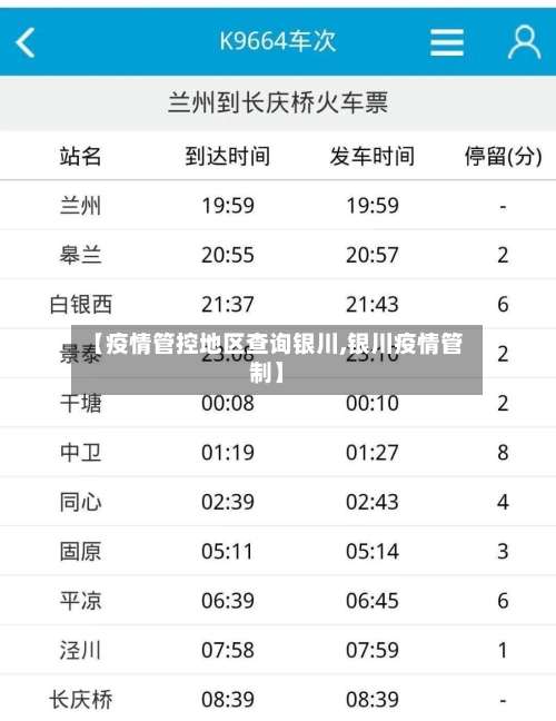 【疫情管控地区查询银川,银川疫情管制】-第1张图片