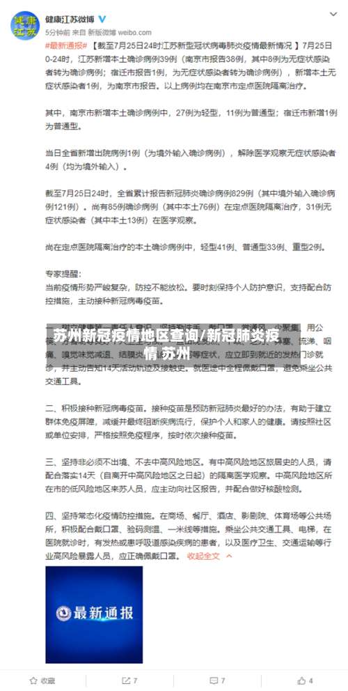 苏州新冠疫情地区查询/新冠肺炎疫情 苏州-第2张图片