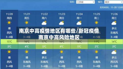 南京中高疫情地区有哪些/新冠疫情南京中高风险地区-第2张图片