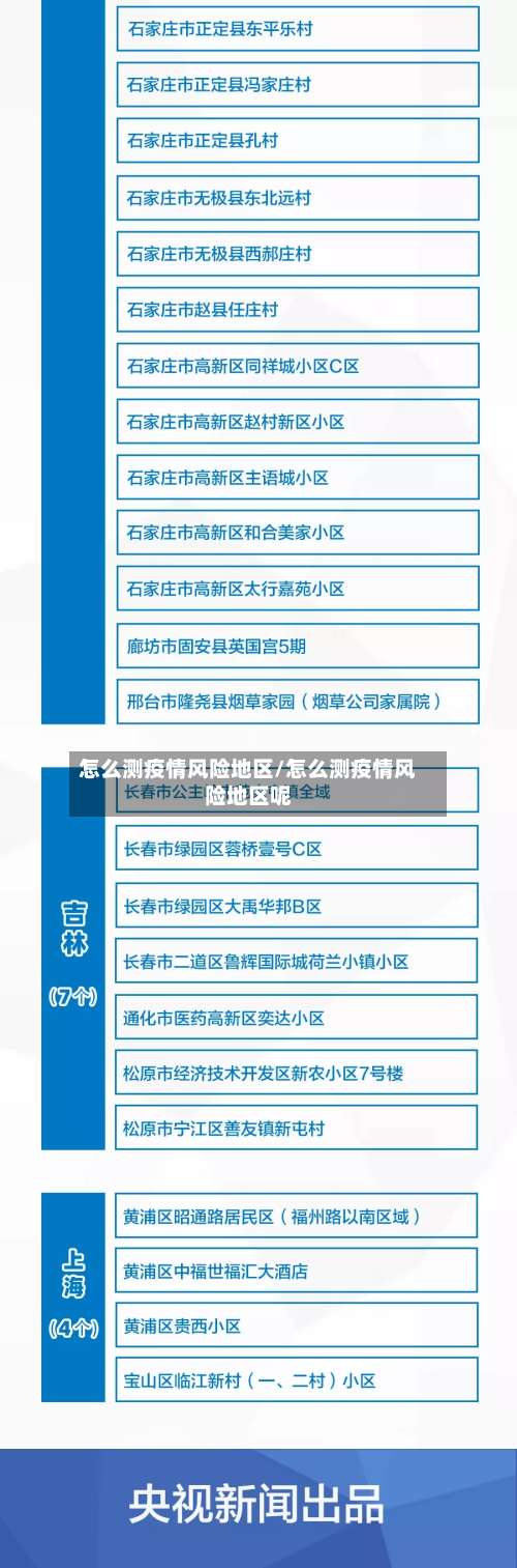 怎么测疫情风险地区/怎么测疫情风险地区呢-第3张图片