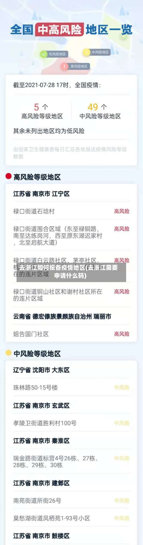 去浙江如何报备疫情地区(去浙江需要申请什么码)-第2张图片