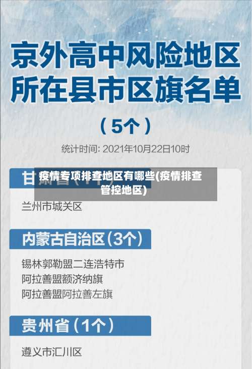 疫情专项排查地区有哪些(疫情排查管控地区)-第3张图片