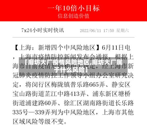 【廊坊大厂疫情风险地区,廊坊大厂属于什么风险】-第2张图片